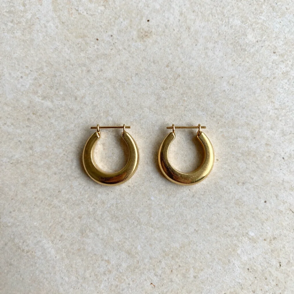 Contour Huggie Hoops